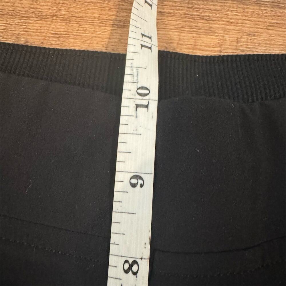 Athleta Brooklyn Pants 4 Black Pull-On Ankle Slim Straight Stretch Travel Casual - Picture 7 of 8